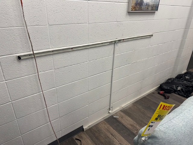 Surface mounted electrical conduit and outlets